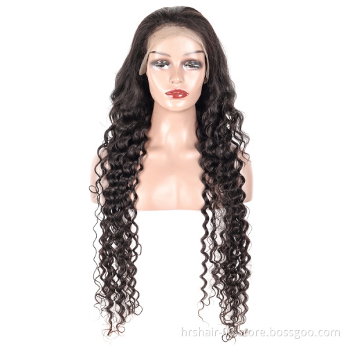 40 inch wig human hair lace front loose deep wags for black women lace wig vendor wholesale wigs 100% human hair
